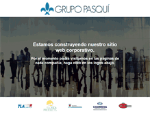 Tablet Screenshot of grupopasqui.com